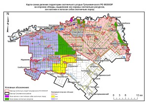 Карта обходы и зоны Гулькевичская РО